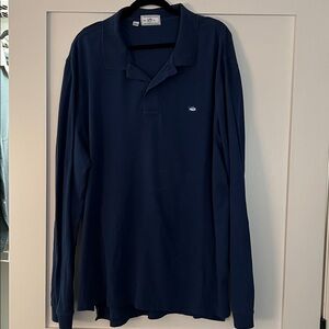 Southern Tide Navy Blue Skipjack Polo